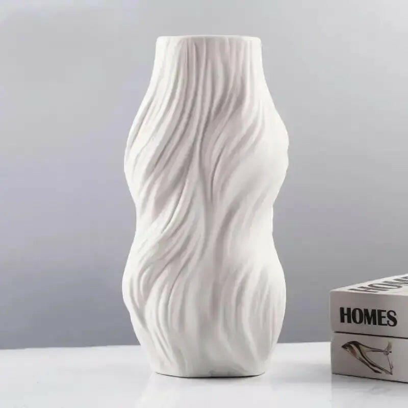 Ethereal Wave Vase Ceramic.