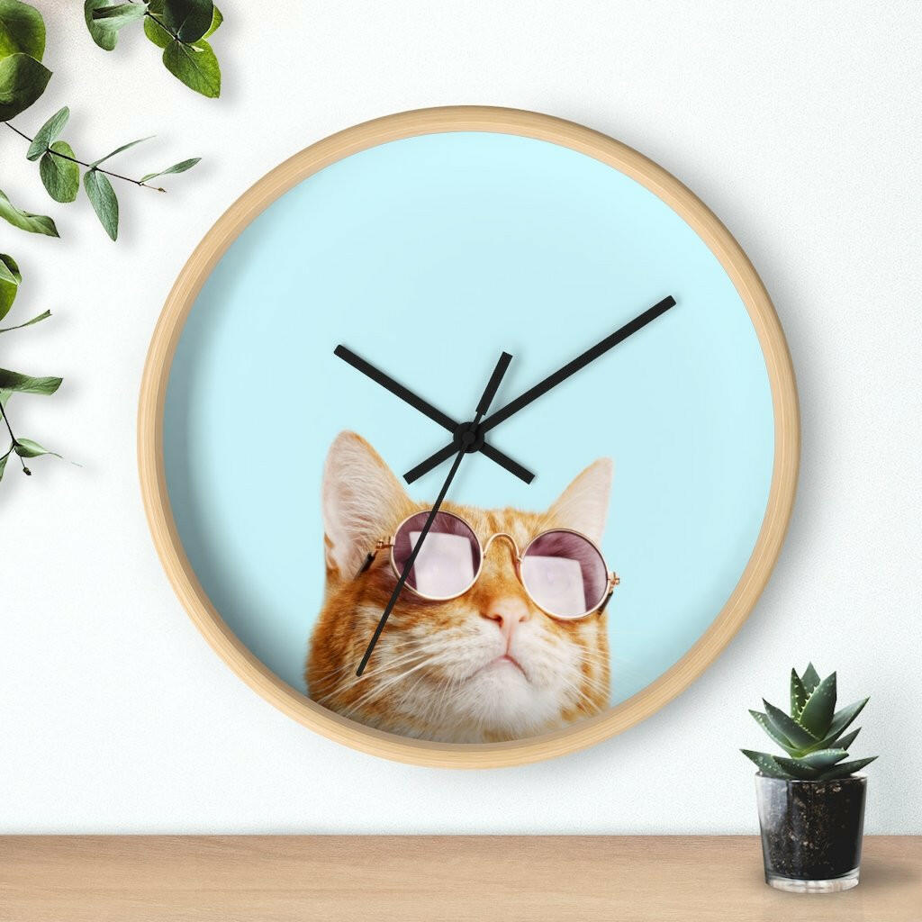 Cat is Alway's Right Wall clock.