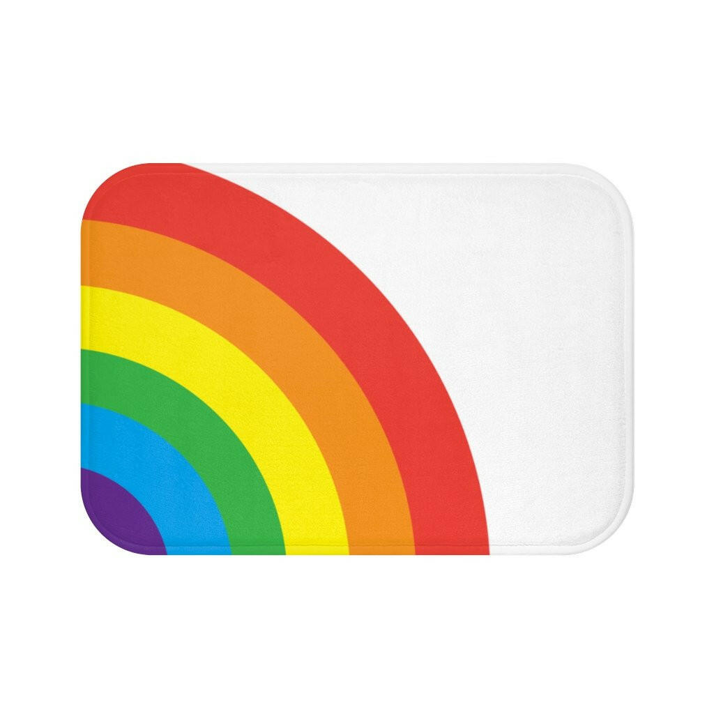 Rainbow Bath Mat.