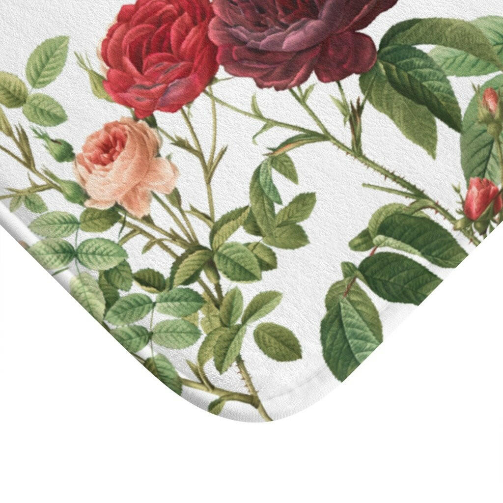 Rose Garden Bath Mat Home Accents.