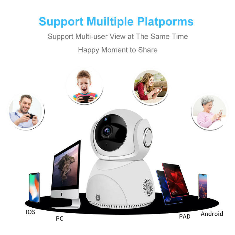 HD 1080P Camera 360° Panoramic PTZ Wireless Wifi Camera.