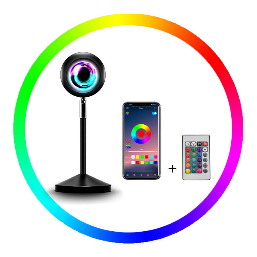 APP/Remote Control Sunset Lamp Rainbow Sunset Lamp.