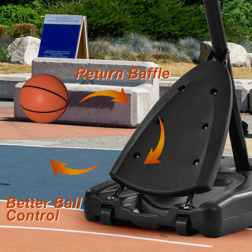 Basketball Hoop Basketball System 7.5ft-10ft Height Adjustable.