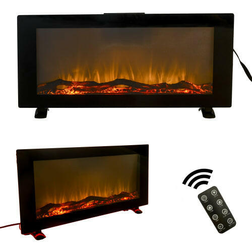 42 Inch Wall-Mounted Electronic Fireplace 10 Colors CSA Certification.