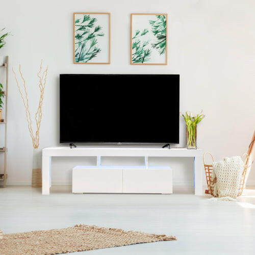 Morden TV Stand with LED Light.