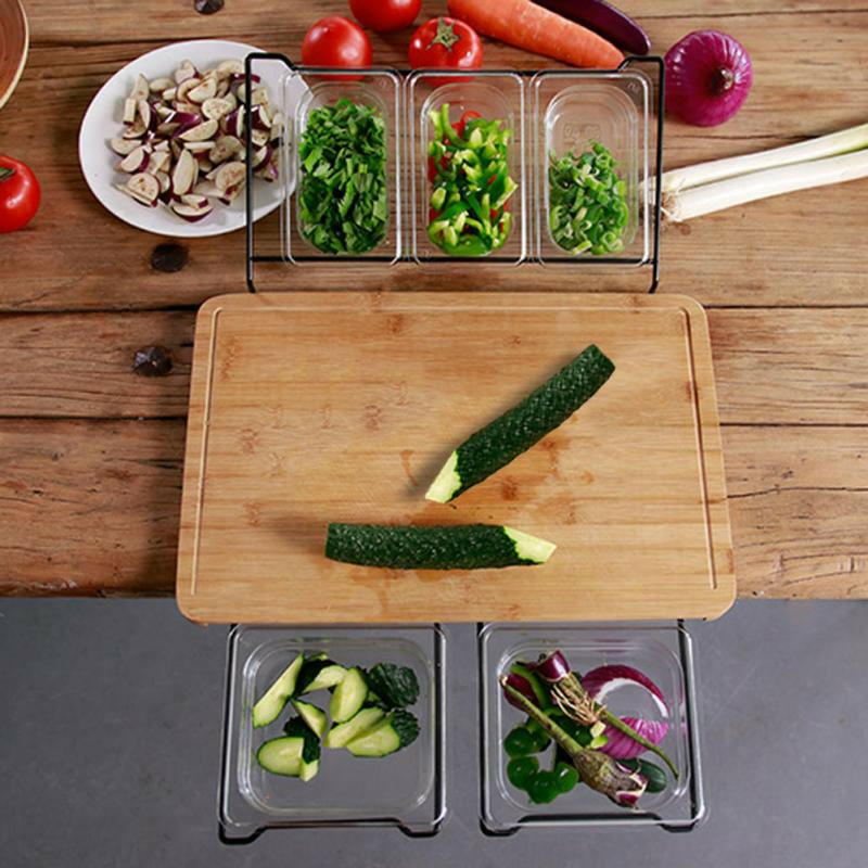 Extensible Bamboo Cutting Board Set Eco-friendly.