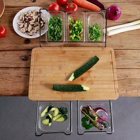 Extensible Bamboo Cutting Board Set Eco-friendly.