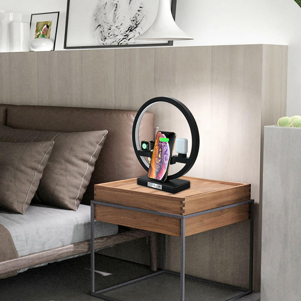 Fast Wireless Charger Dock Station EU PLUG Black.