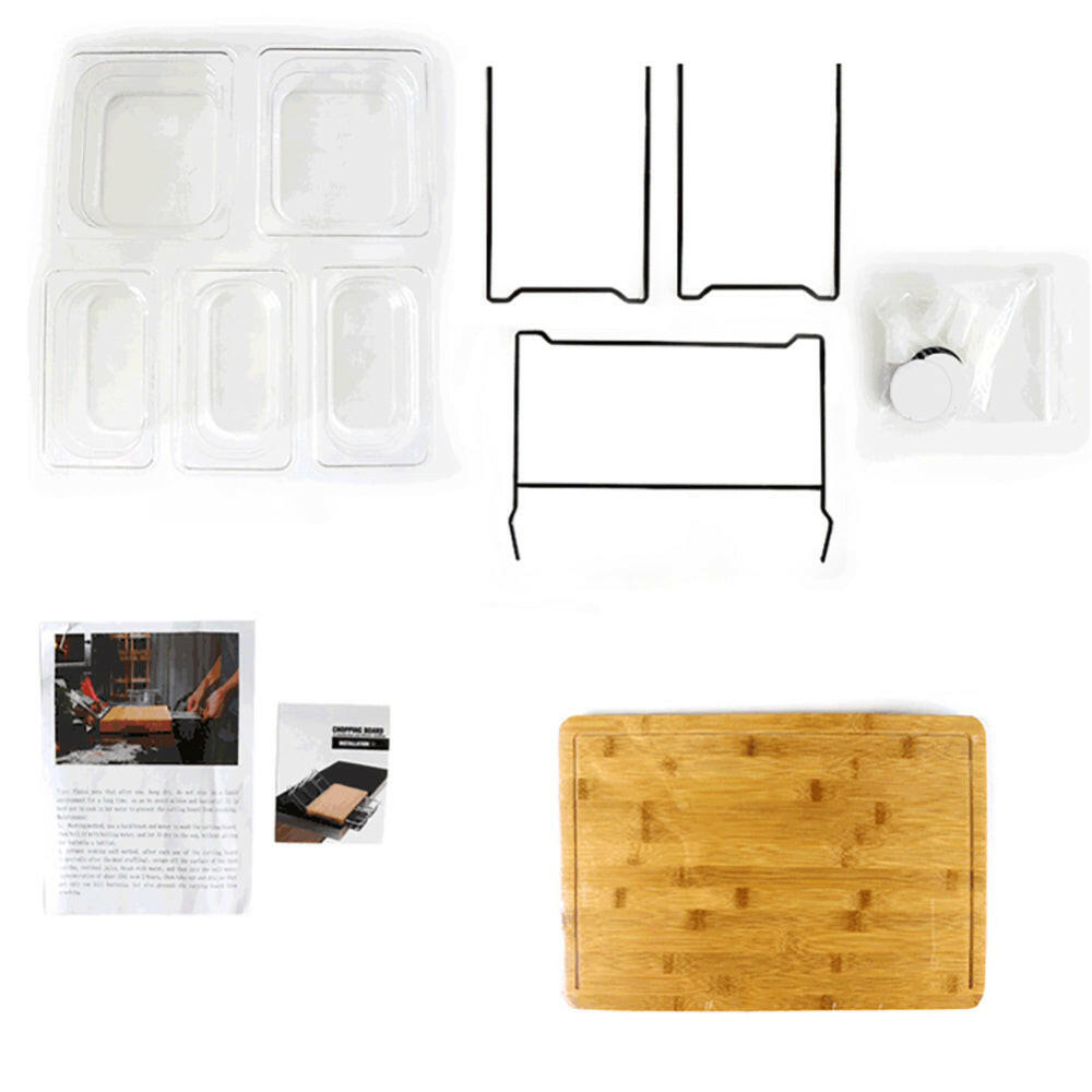 Extensible Bamboo Cutting Board Set Eco-friendly.