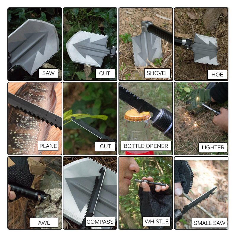 Multifunctional Folding Shovel Survival Shovel.