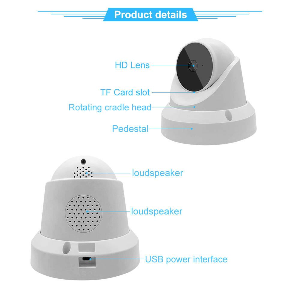 IP WiFi Camera Baby Monitor Home Security Camera.