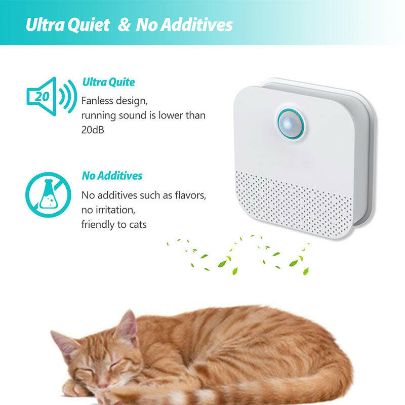 Smart Cat Odor Purifier for Cat Litter Box Deodorizer Dog Air Cleaner.