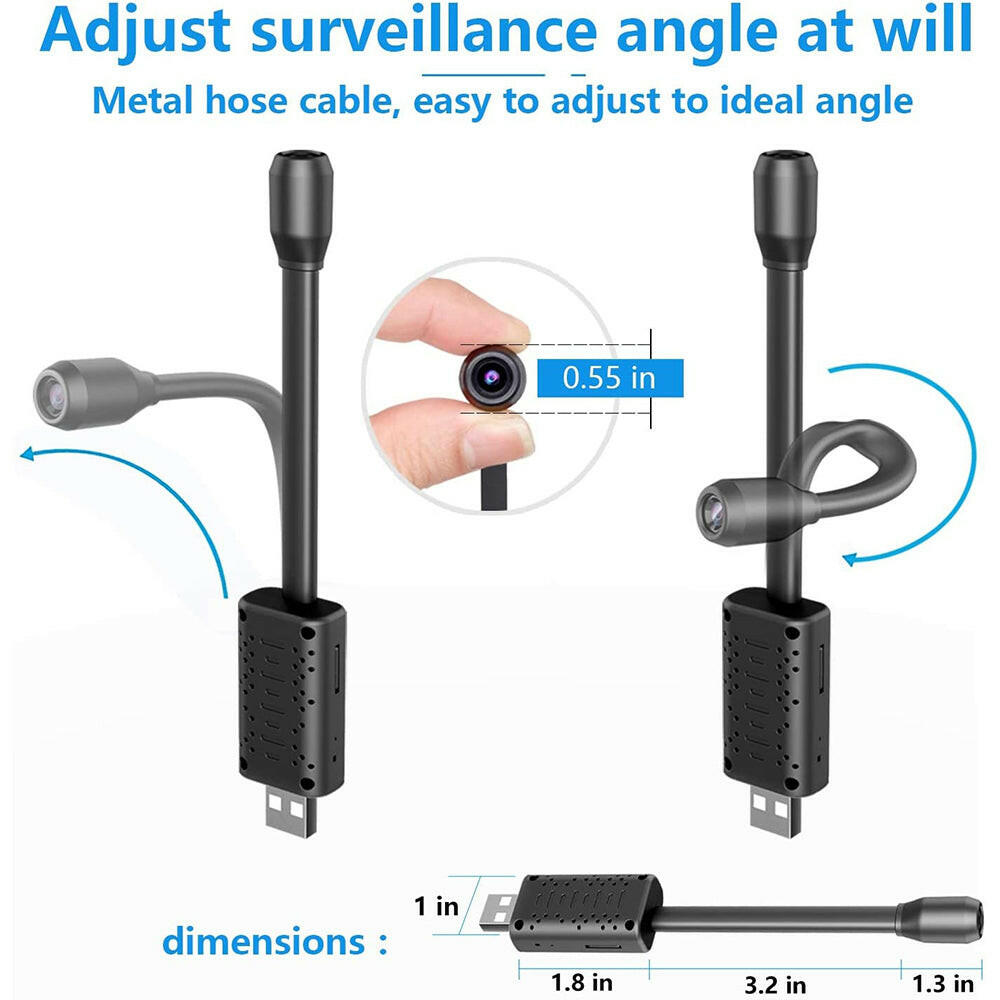 Wifi Mini DIY Camera USB 1080P Camera Motion Detect Home Security.