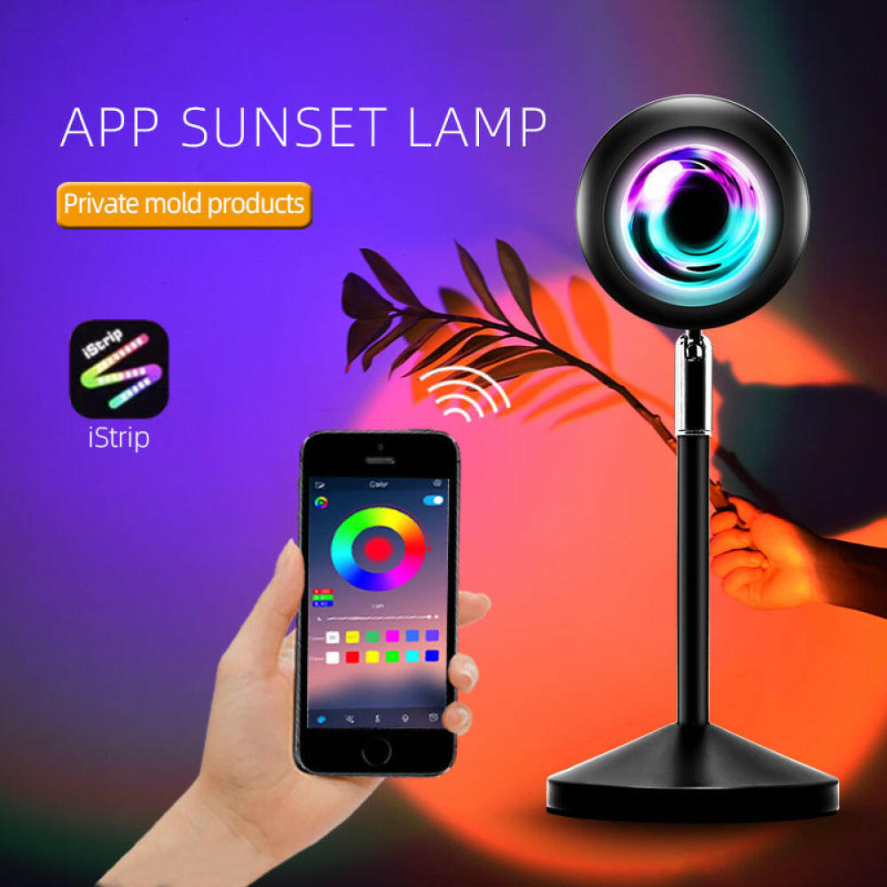 Projector APP/Remote Control Sunset Lamp Rainbow Sunset Lamp.