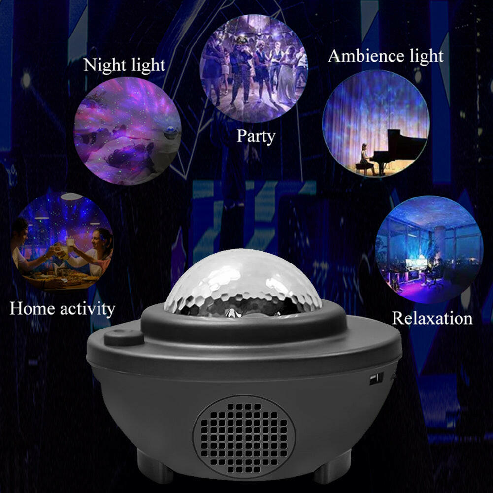 LED Bluetooth Speaker Night Light Galaxy Starry Night Lamp.