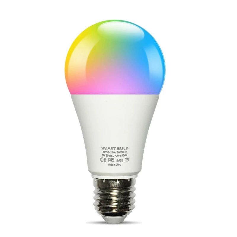 Smart Bulb E26 Wifi Light Compatible with Tuya Alexa Google Assistant.