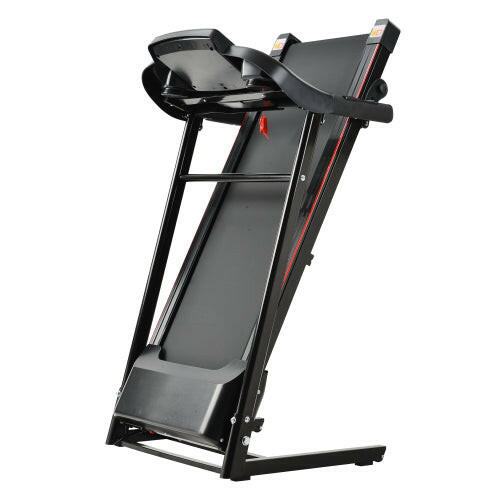 Electric treadmill with MP3 and cylinder fold type.