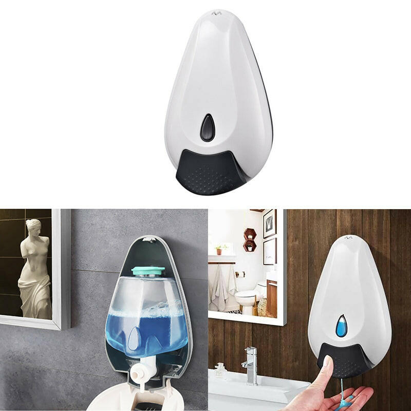 Drill Free Wall Soap Dispenser Adhesive Wall Mount.