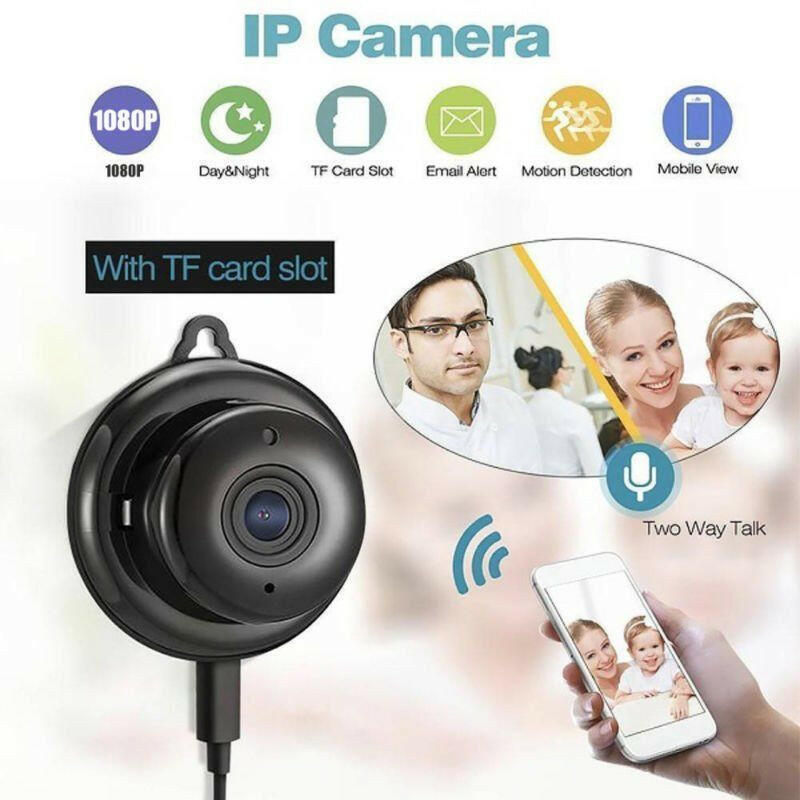 HD 1080P Mini WIFI Hidden Wireless IP Camera.