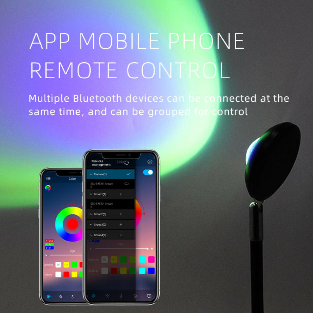 APP/Remote Control Sunset Lamp Rainbow Sunset Lamp.