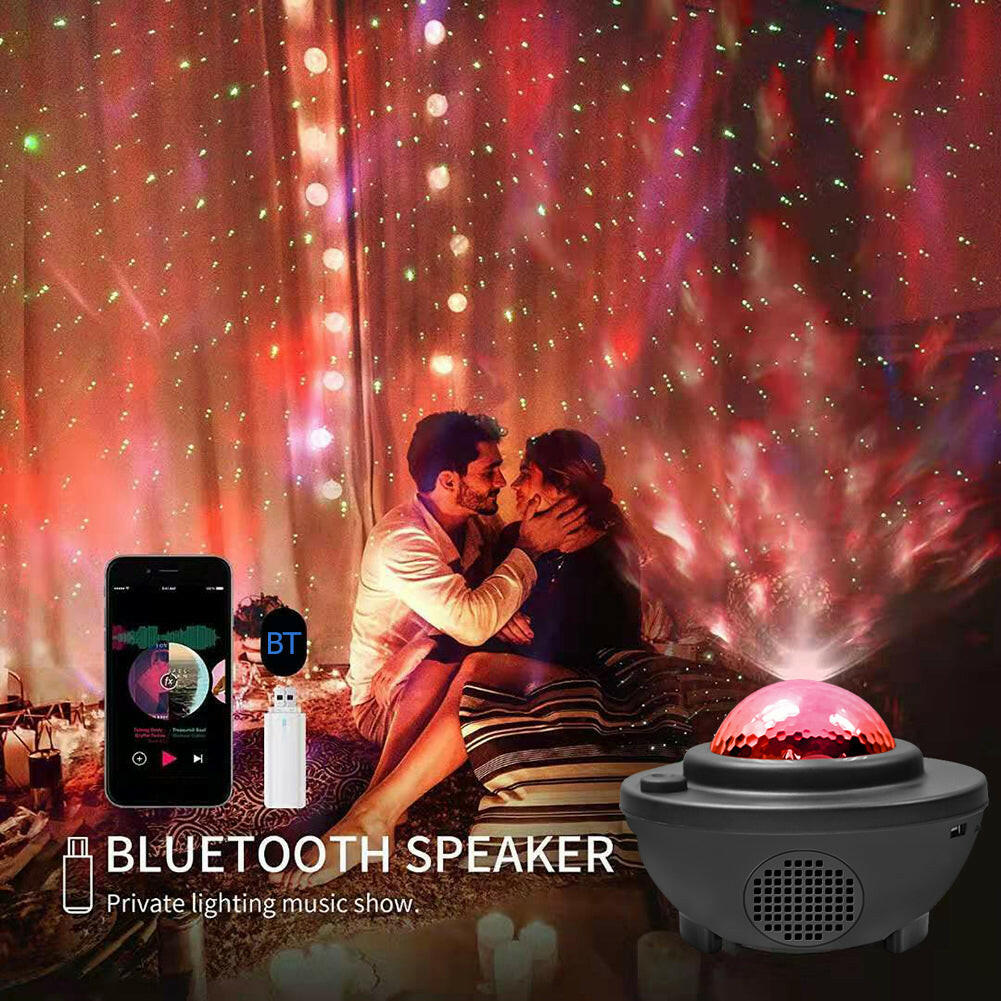 LED Bluetooth Speaker Night Light Galaxy Starry Night Lamp.