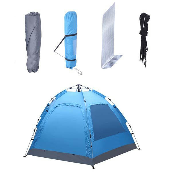 Automatic Family Tent Instant Pop Up Waterproof for Camping Hiking.