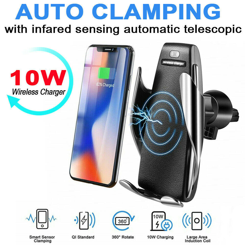 Infrared Sensor Automatic Clamp Wireless Charger.