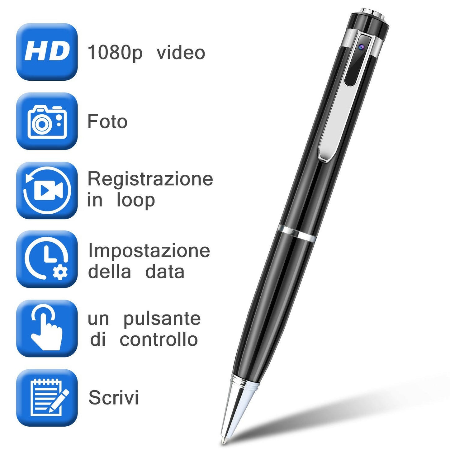 1080P HD Mini Camcorder Sports DV DVR Camcorder Hidden Camera Pen.