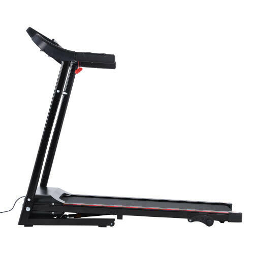 Electric treadmill with MP3 and cylinder fold type.