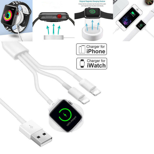 3 in 1 Wireless Charger Quick Charger USB Cable.