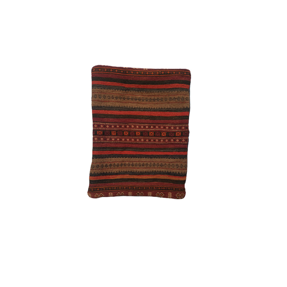 Baluchi Kilim Handwoven Congo Brown Cushion Cover