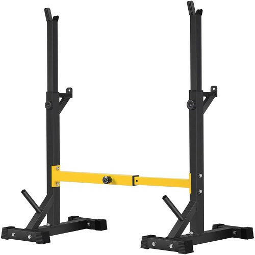 Squat Rack Stand Barbell Free Press Bench Home Gym Dumbbell Racks.