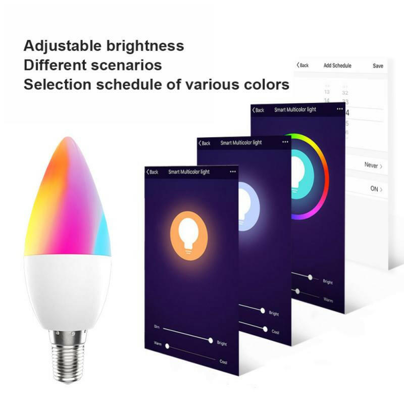 Tuya Smart Bulb WiFi Dual Mode E12 Port Alexa Voice Control RGB.