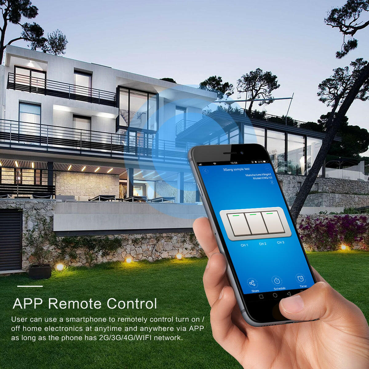 86 Type Smart Home Touch Switch EU Standard.