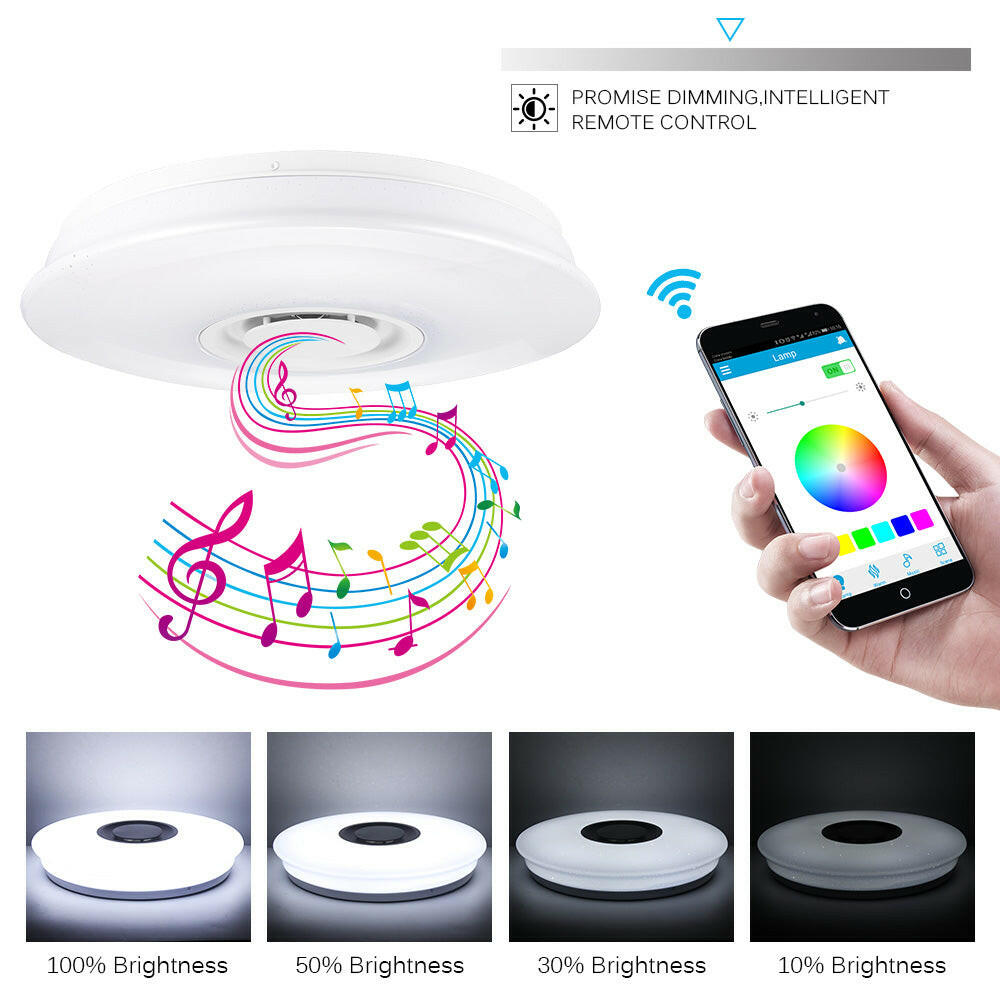 Smart Music LED ceiling Lights RGB Dimmable.