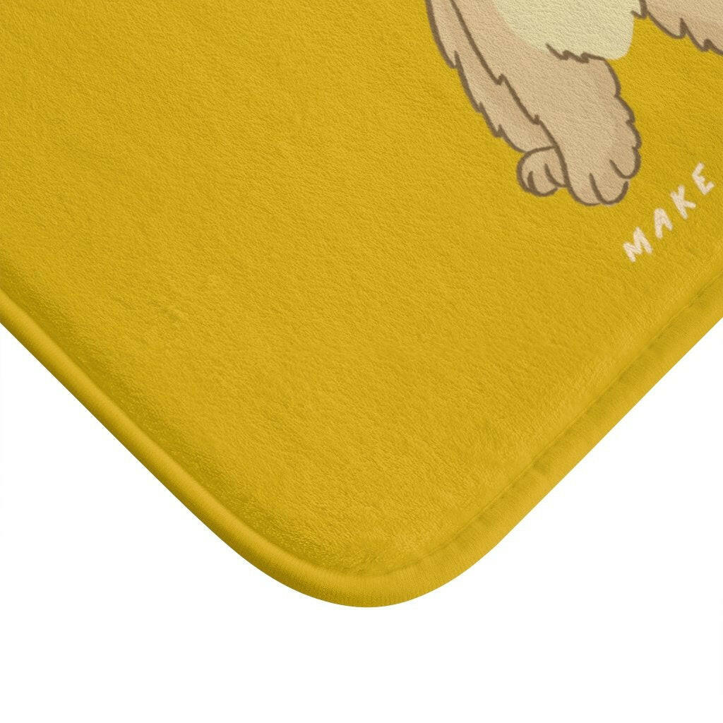 Life is Great, Dogs Make it Better Bath Mat.