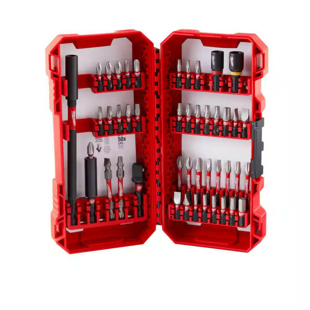 SHOCKWAVE Impact Duty Alloy Steel Screw Driver Bit Set (45-Piece).