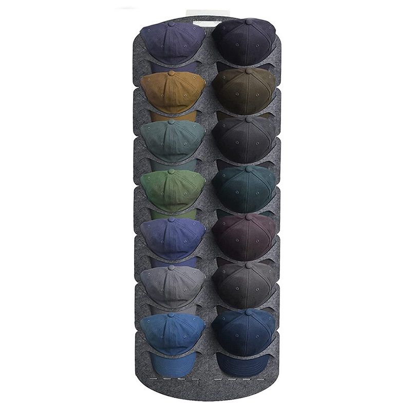 Hanging Hat Organizers For Baseball Cap Felt Storage Holders For Bedroom Closet Space Saving Wall Door Felt Storage Rack