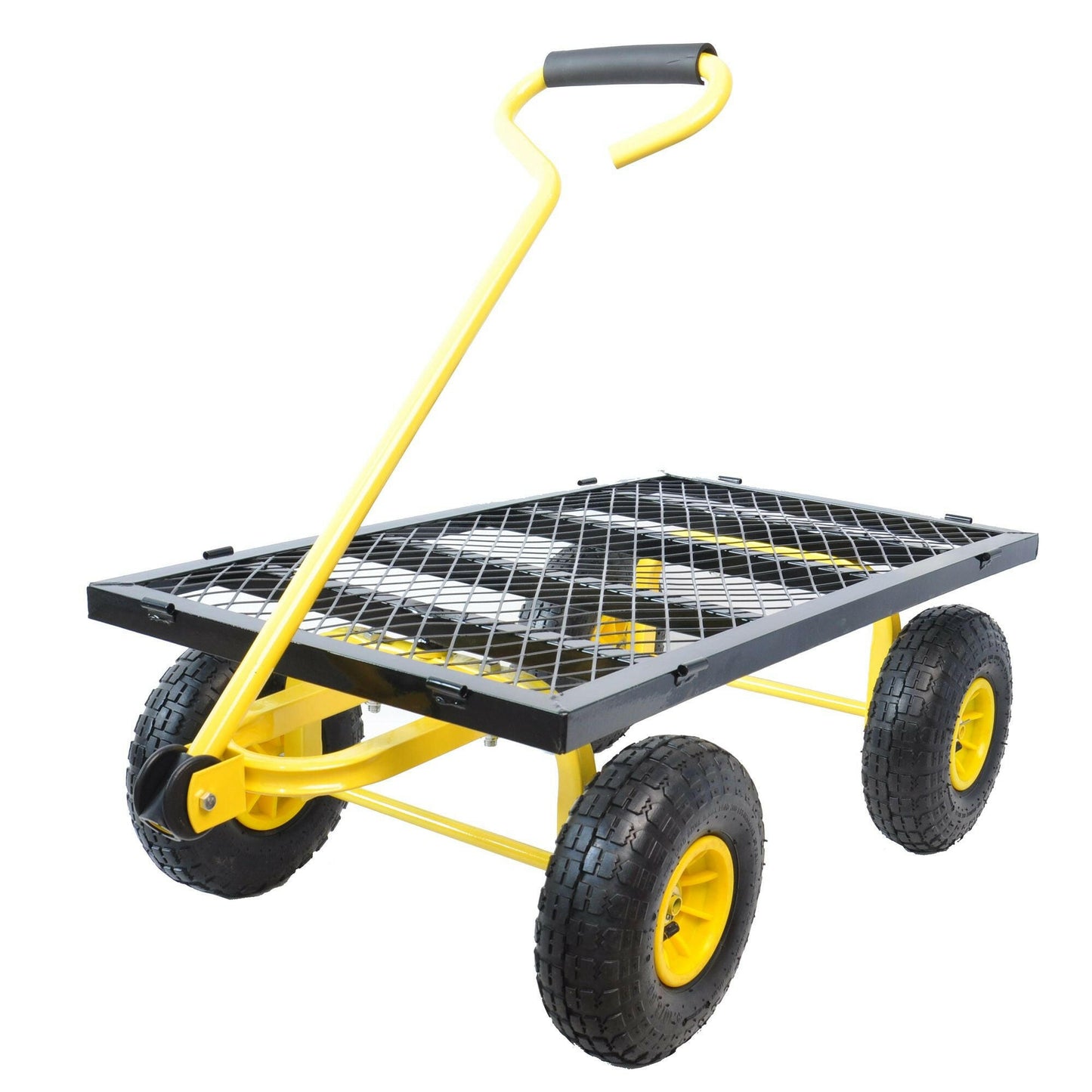 Wagon Cart Garden cart trucks make it easier to transport firewood.