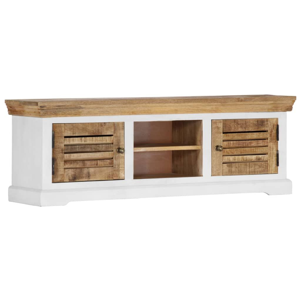 TV Stand 46.5"x11.8"x15.7" Solid Wood Mango