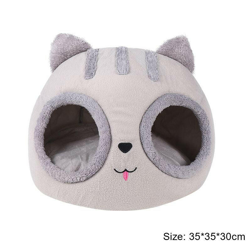 Soft Round Cat Deep Sleep Comfort In Winter Cat Bed Dog Iittle Mat Basket Small Cat Dog House Portable Pets Tent Cozy Cave Nest.