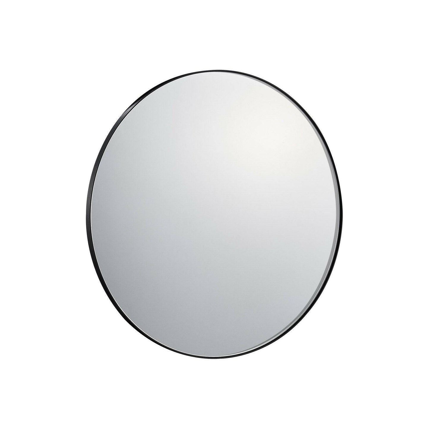 Round Wall Mounted Mirror 30 in Mirror with Aluminium Alloy Frame.