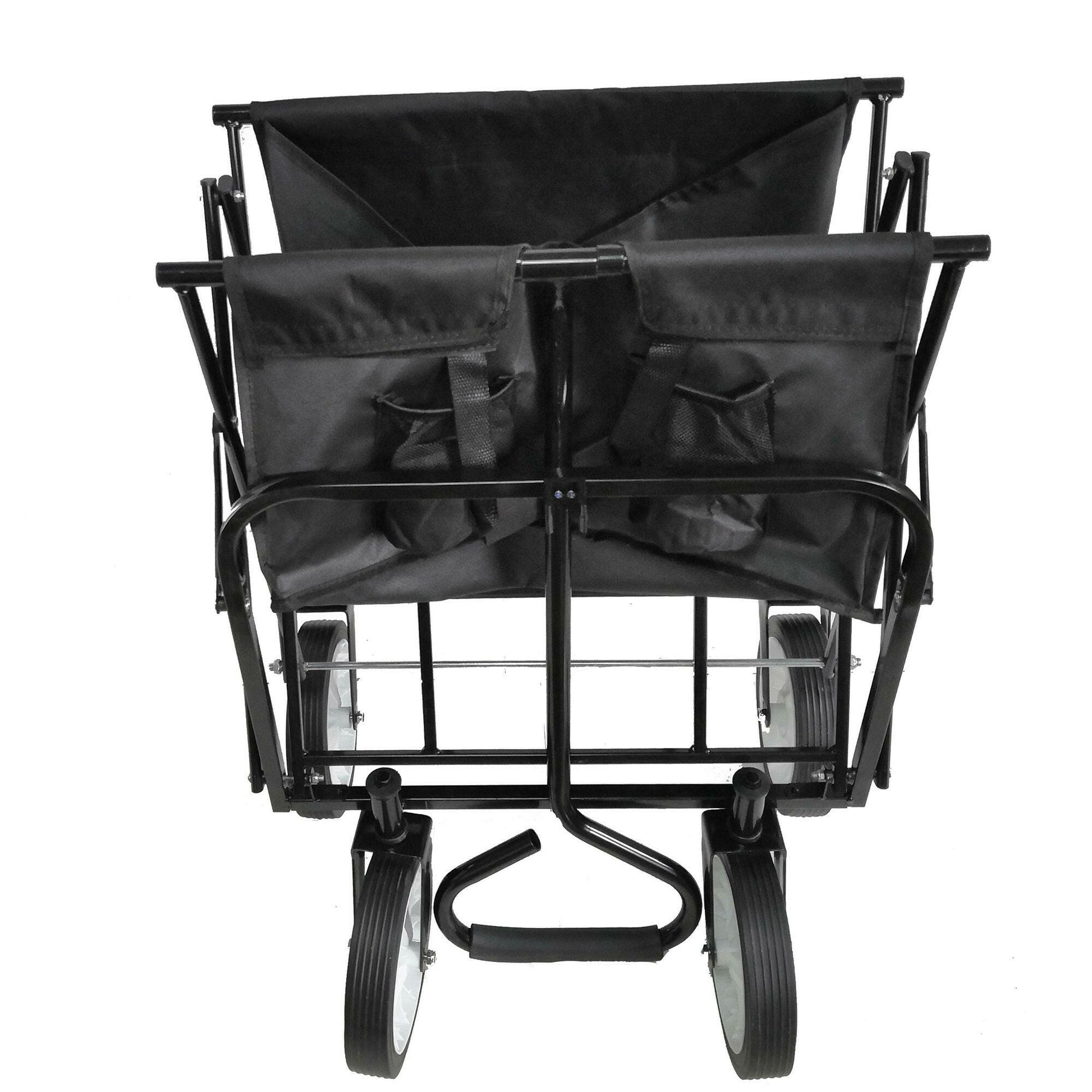 Folding Wagon Garden Shopping Beach Cart.