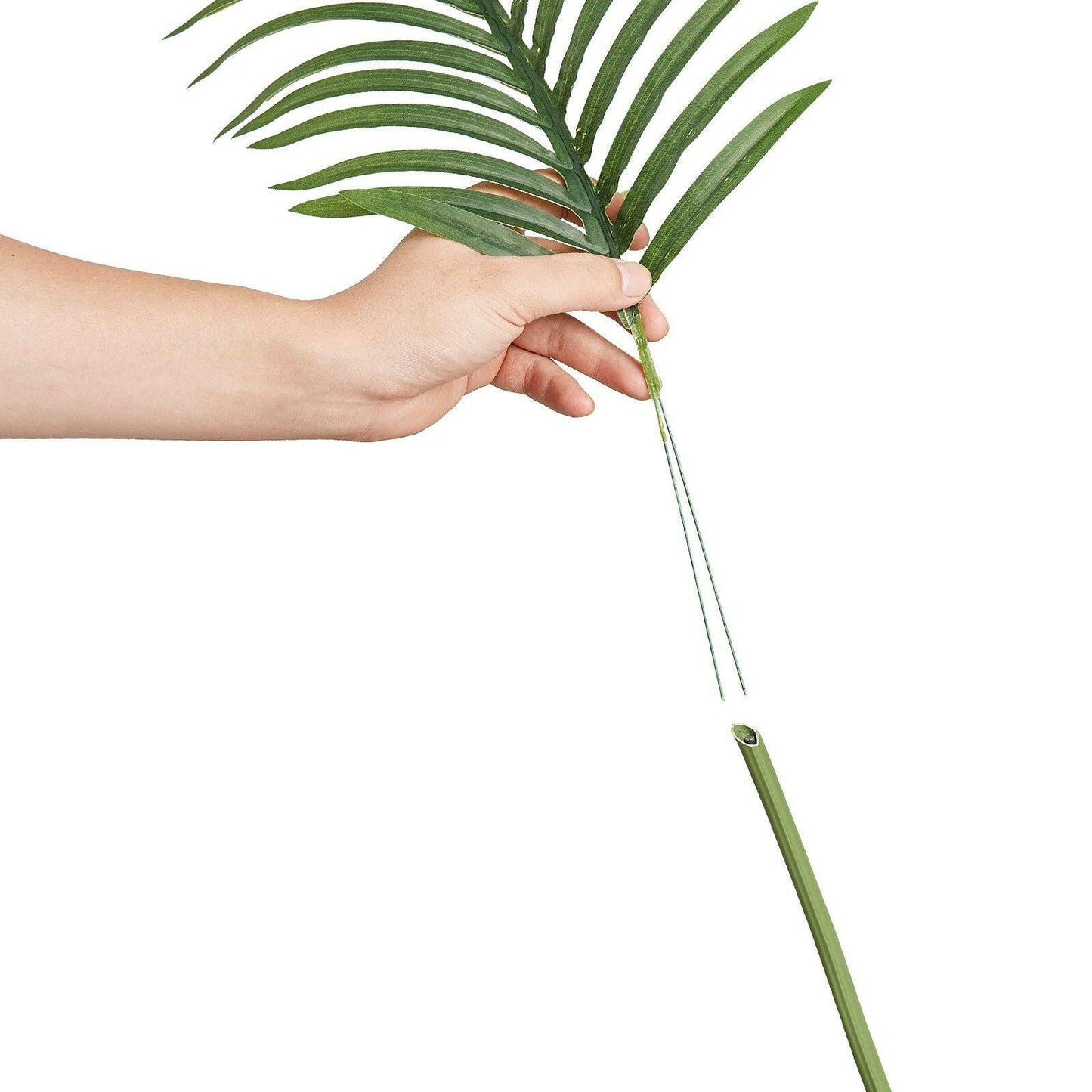 VEVOR Artificial Palm Tree, 6 FT Tall Faux Plant, Secure PE Material & Anti-Tip Tilt Protection Low-Maintenance Plant, Lifelike Green Fake Tree for Home Office Warehouse Decor Indoor Outdoor.