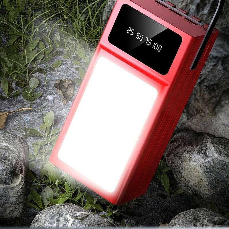 Multifunctional Tent Light; Outdoor Large Capacity Camping Light Mobile Power Supply; Power Bank Light.