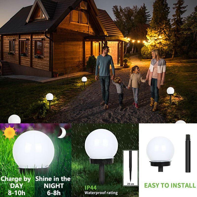 2/4/8pcs Led Solar Garden Light Solar Lamp Outdoor Waterproof Lawn Light Pathway Landscape Lamp For Home Yard Driveway Lawn Park.