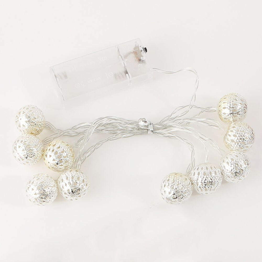 1pc; LED String Lights; Moroccan Hanging String Lights; Battery Operated Warm White Fairy Lights; For Indoor Decor; Home; Bedroom; Party; Wedding; Christmas Tree.