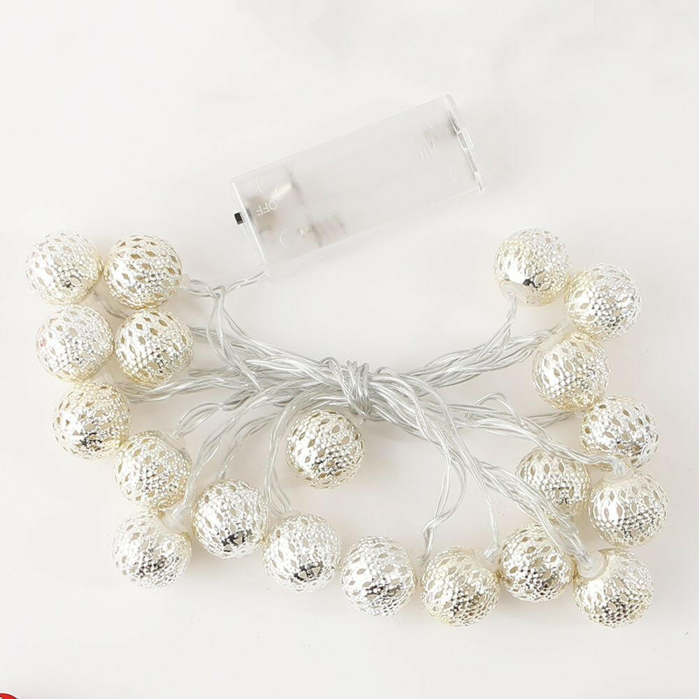 1pc; LED String Lights; Moroccan Hanging String Lights; Battery Operated Warm White Fairy Lights; For Indoor Decor; Home; Bedroom; Party; Wedding; Christmas Tree.