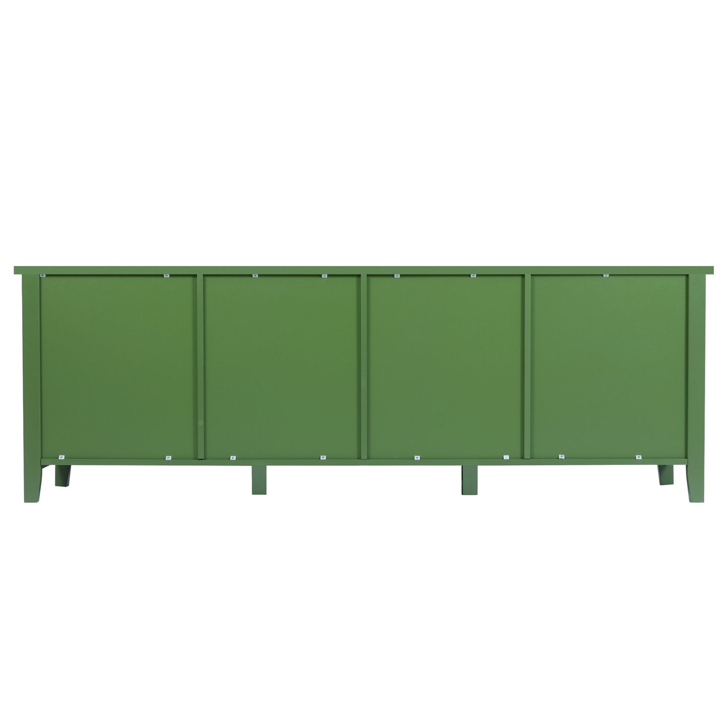 71-inch stylish TV cabinet,Entertainment CenterTV stand,TVConsoleTable, Media Console,solidwood frame,Changhong glass door,Metal handle,antique green,for the children's room,bedroom Living Room