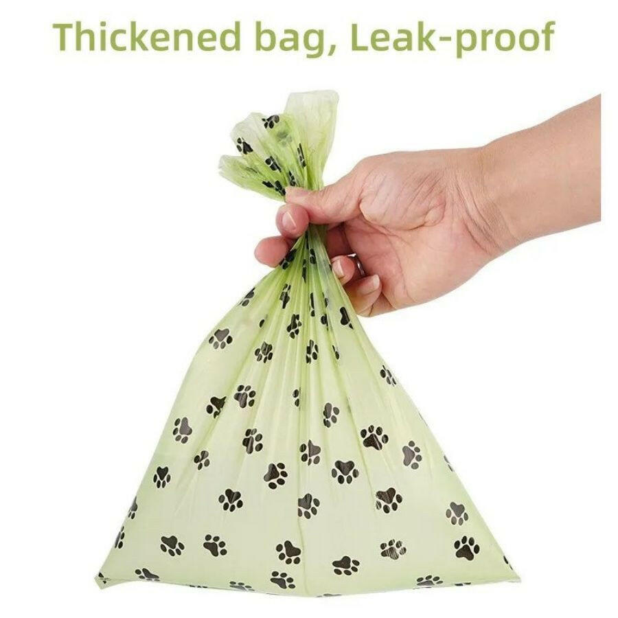 255 bags in 17 volumes Portable pet waste bag Environmental poop bag Portable biodegradable pet waste bag outdoor pet poop collection bag easy to carry.